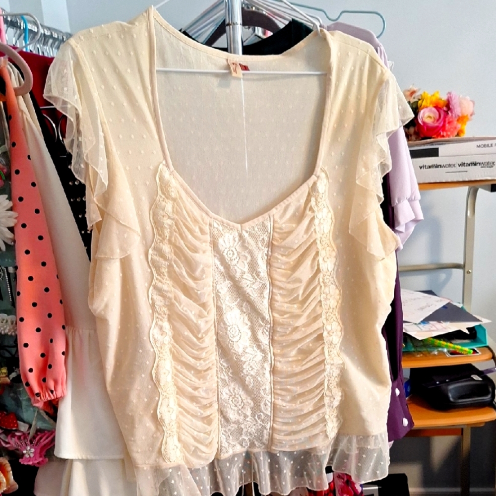 CreamTop Lane Bryant Seven7